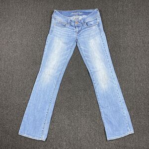 American Eagle Jeans Women's Stretch Slim Boot Light Wash Jeans Size 2 Reg